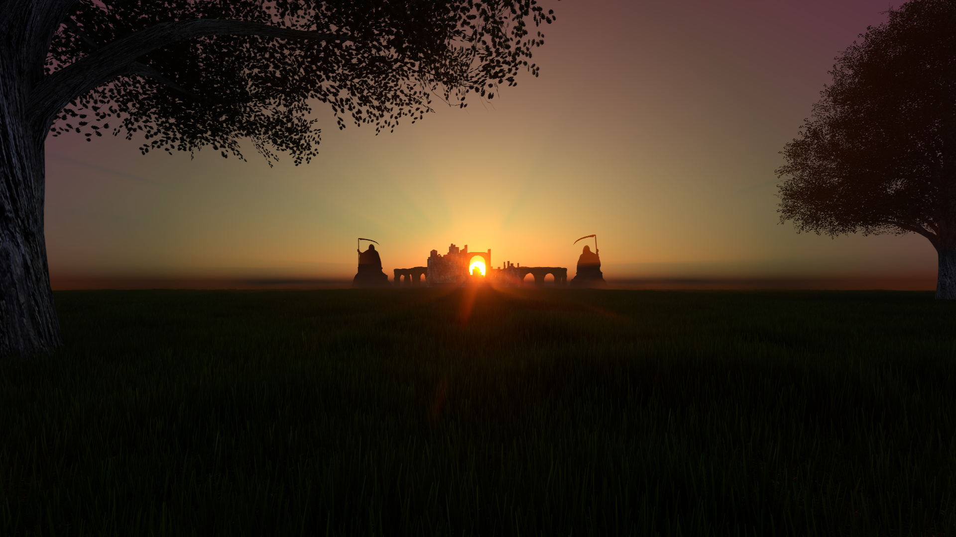 Sunset Ruins 002