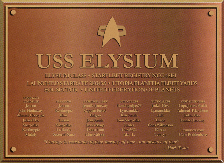 Dedication Plaque Elysium V3