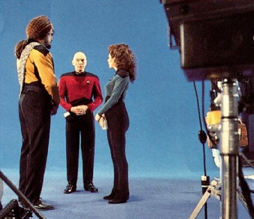 Use Of Blue Screen In TNG