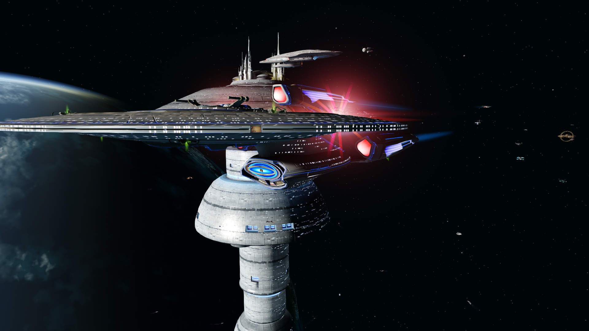 U.S.S. Iconia Outside ESD by jdciollins 12th Legacy Fleet