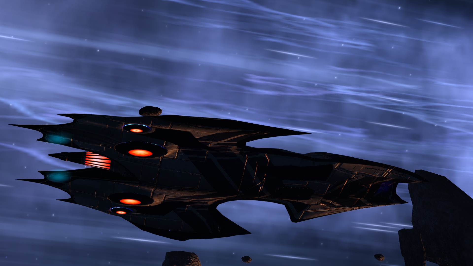 U.S.S. Purgetory in VZA 1004 'Out in the Cold' by jdciollins 12th Legacy Fleet
