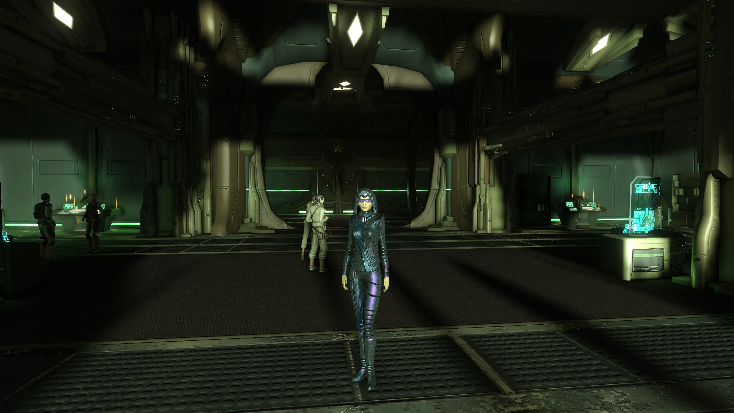Grelora, my new Delta Recruit, on the Romulan Flotilla.